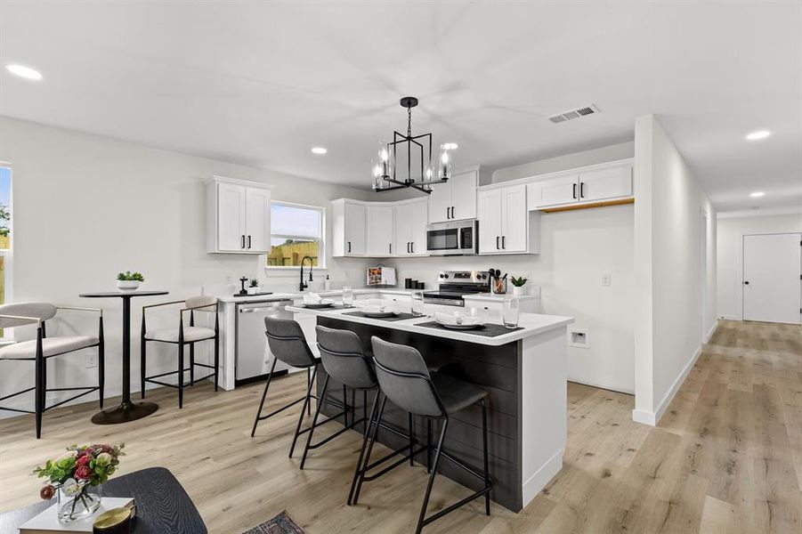 Furnished interior view inside a new home in , Robinson (Image 20).