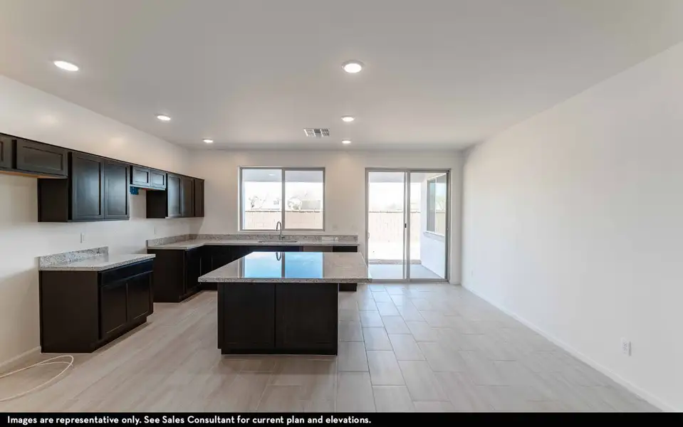 Representative furnished interior of a home built from the Marana by CastleRock Communities in Rancho Mirage, Maricopa (Image 2).