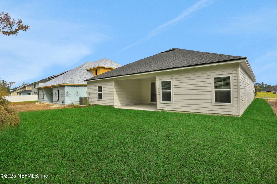 Exterior details and patio area of a home in , Middleburg (Image 3). Exterior details and patio area of a home in , Middleburg (Image 3).