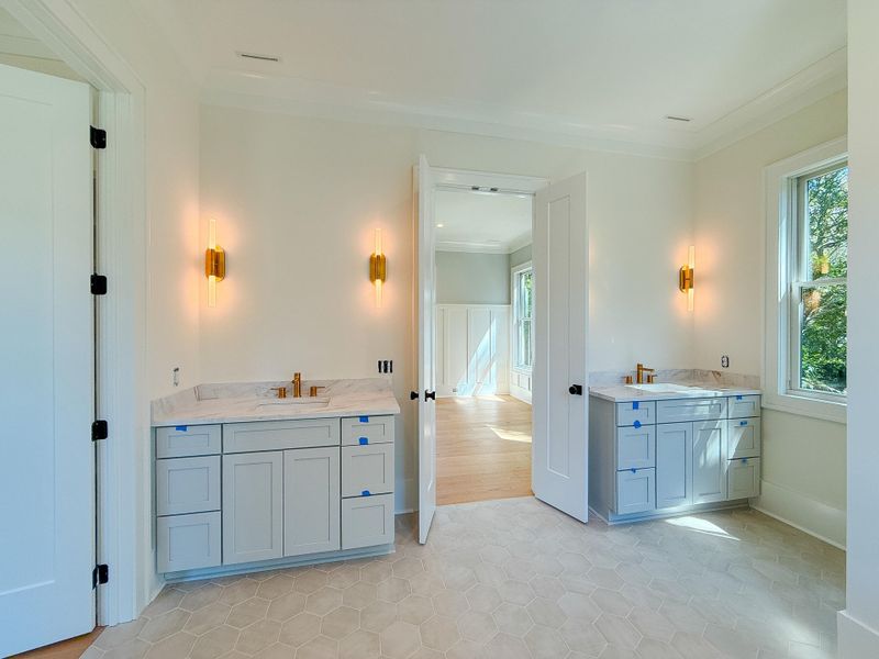 Furnished interior view inside a new home in , Isle Of Palms (Image 44). Furnished interior view inside a new home in , Isle Of Palms (Image 44).