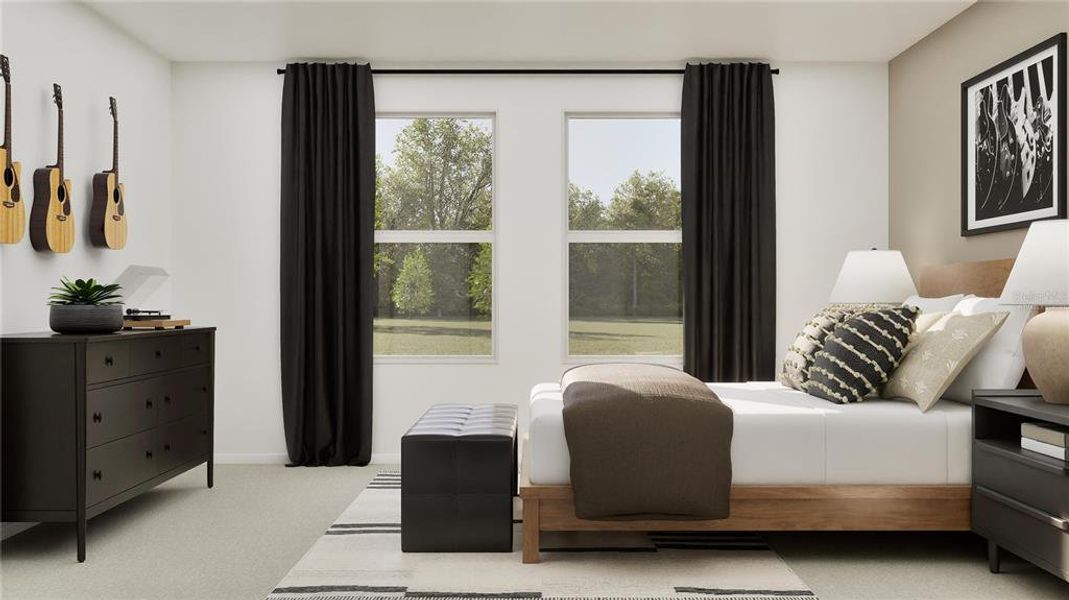 Furnished interior view inside a new home in Crosswinds, Haines City (Image 16).