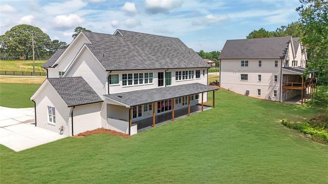 Front exterior of a new home in , Bethlehem, GA, highlighting curb appeal (Image 32).