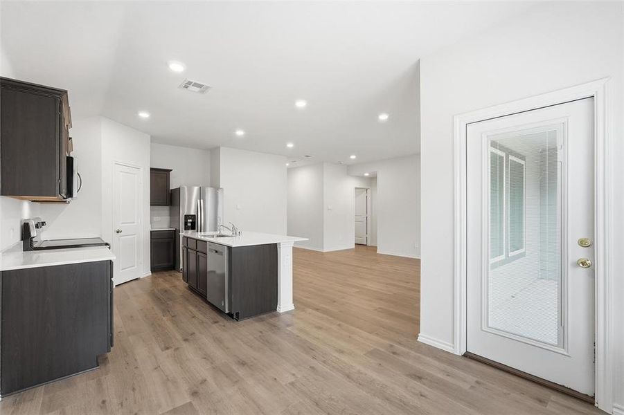 Furnished interior view inside a new home in , Princeton (Image 3).