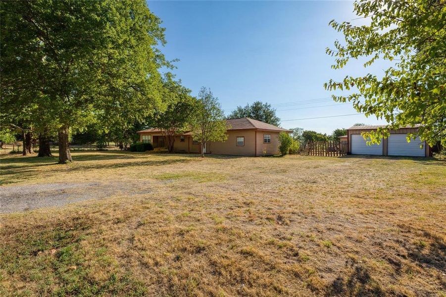 Front Yard and Garage