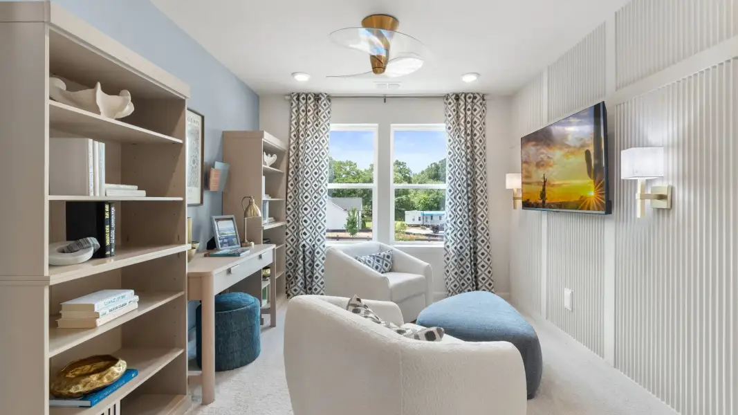 Representative furnished interior of a home built from the Luca by DRB Homes in McAvoy at Eagles Landing, Stockbridge (Image 26).