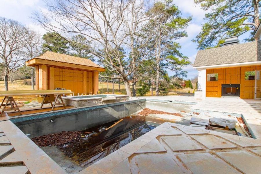 In-progress construction of a new home in , Canton, GA (Image 34). In-progress construction of a new home in , Canton, GA (Image 34).