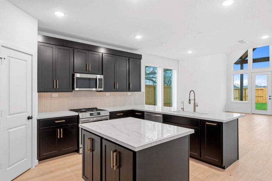 Furnished interior view inside a new home in Sienna 45', 50', Missouri City (Image 9).