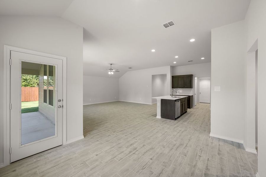 Front exterior of a new home in Stone Eagle, Azle, TX, highlighting curb appeal (Image 19). Front exterior of a new home in Stone Eagle, Azle, TX, highlighting curb appeal (Image 19).