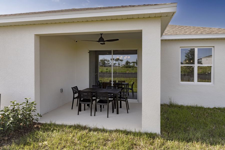Hayden Flex single-story new construction home with private in-law suite in Central Florida