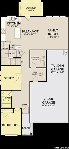 2D floor plan layout of this home in , Schertz, TX (Image 3). 2D floor plan layout of this home in , Schertz, TX (Image 3).