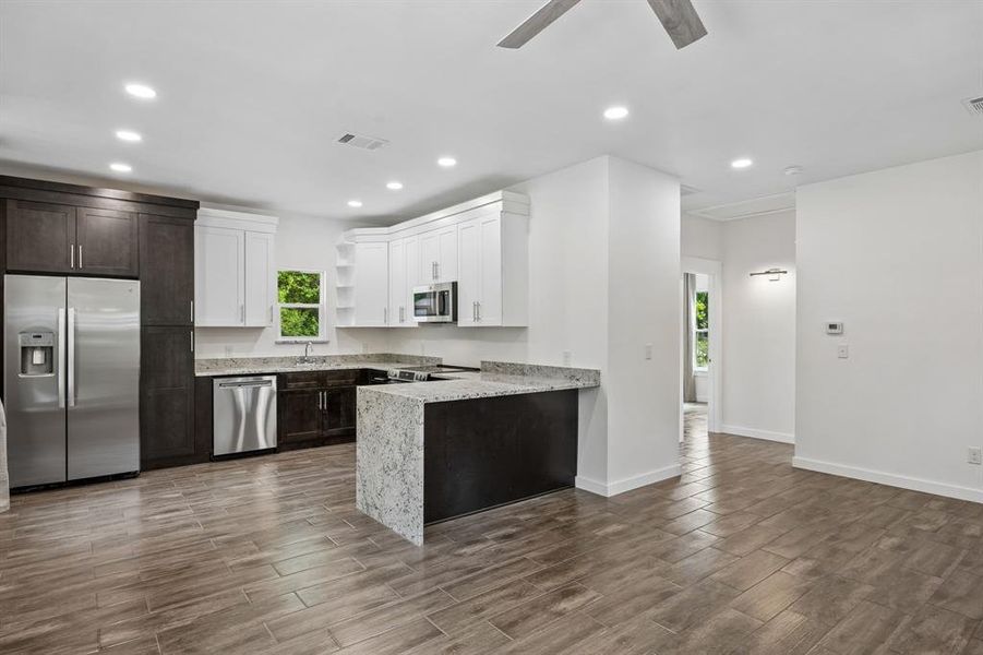 Furnished interior view inside a new home in , Canton (Image 9).