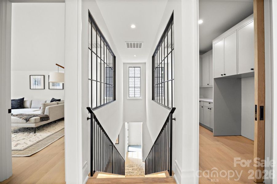 Furnished interior view inside a new home in , Charlotte (Image 35).