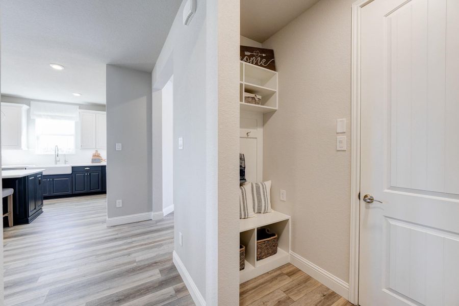 Furnished interior view inside a new home in Elyson: Elyson Duets, Katy (Image 26). Furnished interior view inside a new home in Elyson: Elyson Duets, Katy (Image 26).