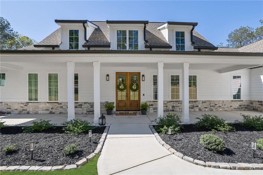 Exterior details and patio area of a home in , Monroe (Image 3).