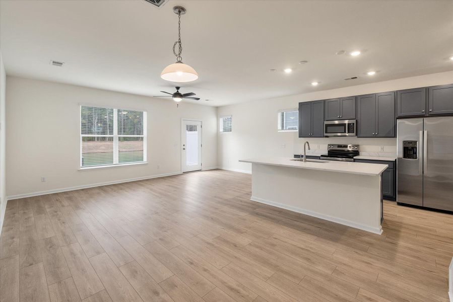 Spacious, unfurnished interior of a new home in The Landings at Montague, Goose Creek (Image 41).