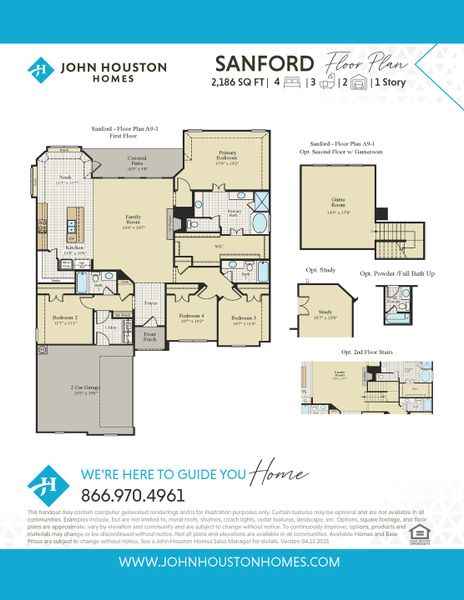 2D floor plan layout for the Sanford by John Houston Homes in Hayes Crossing - Phase 2, Midlothian, TX (Image 3). 2D floor plan layout for the Sanford by John Houston Homes in Hayes Crossing - Phase 2, Midlothian, TX (Image 3).