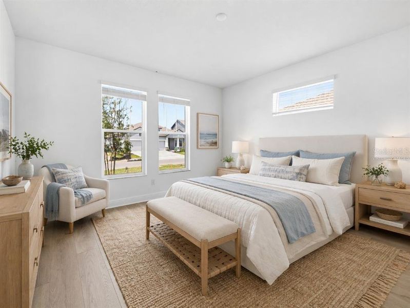 Furnished interior view inside a new home in Creeks Edge at Twin Rivers, Parrish (Image 18).