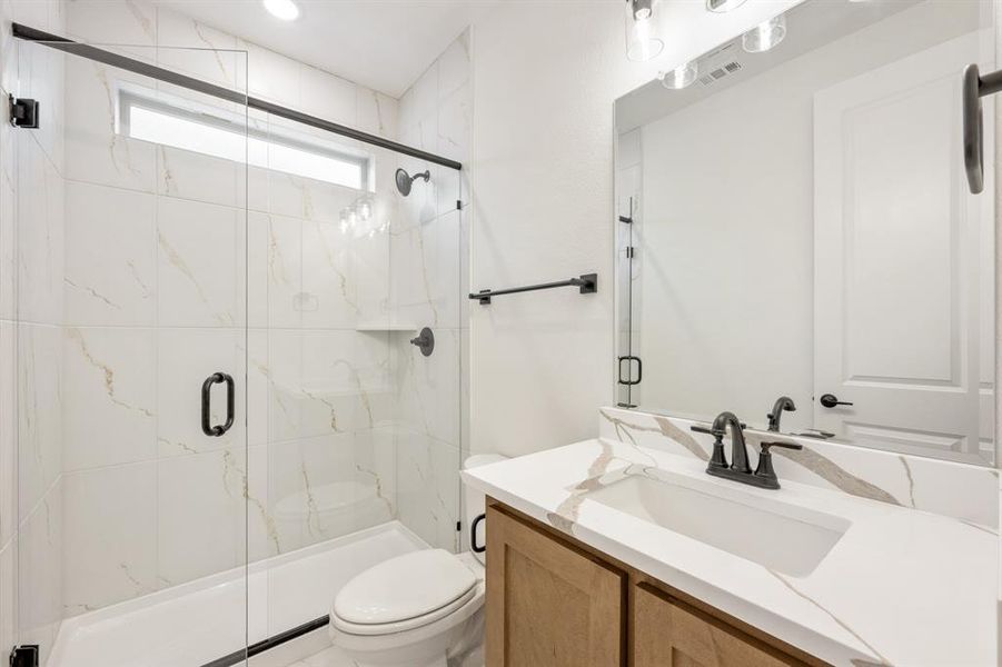 Furnished interior view inside a new home in Windsong Ranch Classic 61, Prosper (Image 17).