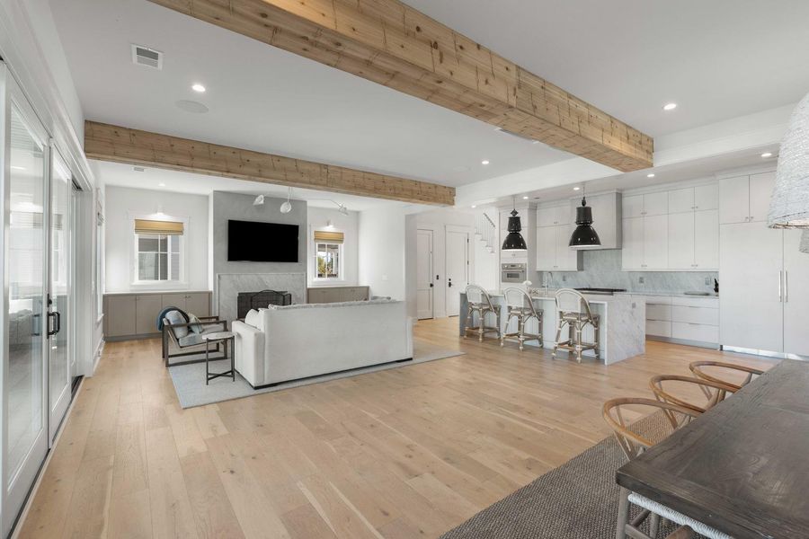 Furnished interior view inside a new home in , Isle Of Palms (Image 36).