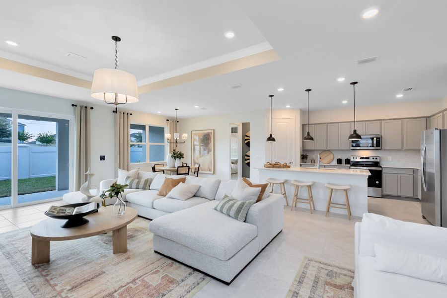 Furnished interior view inside a new home in Hartford Terrace, Davenport (Image 3).