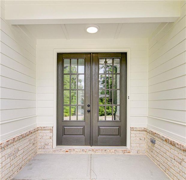 Exterior details and patio area of a home in , Villa Rica (Image 30).