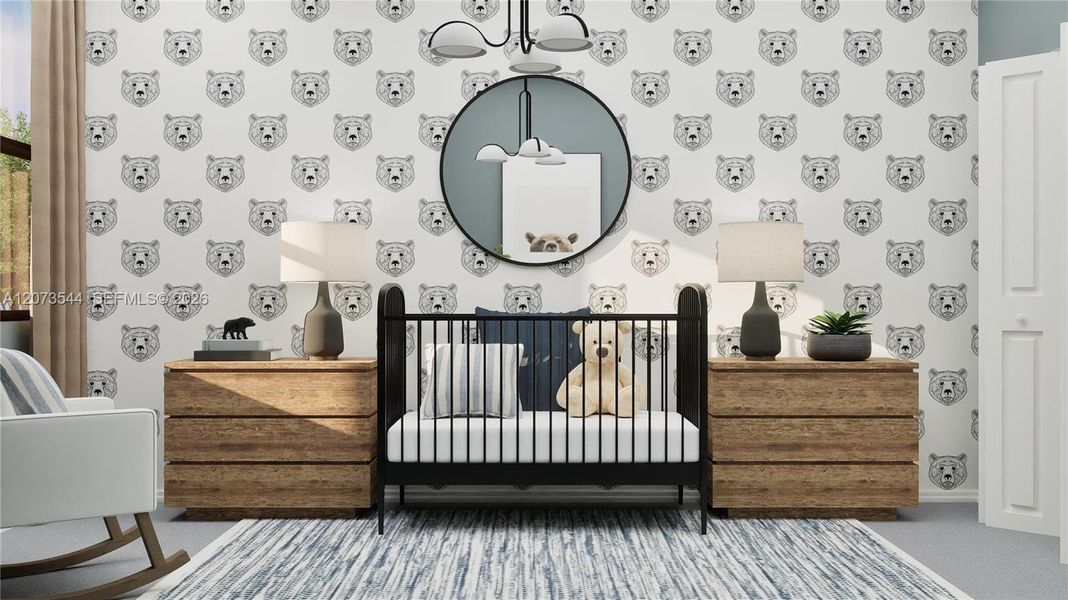 Furnished interior view inside a new home in Pineland Crest, Miami (Image 4). Furnished interior view inside a new home in Pineland Crest, Miami (Image 4).