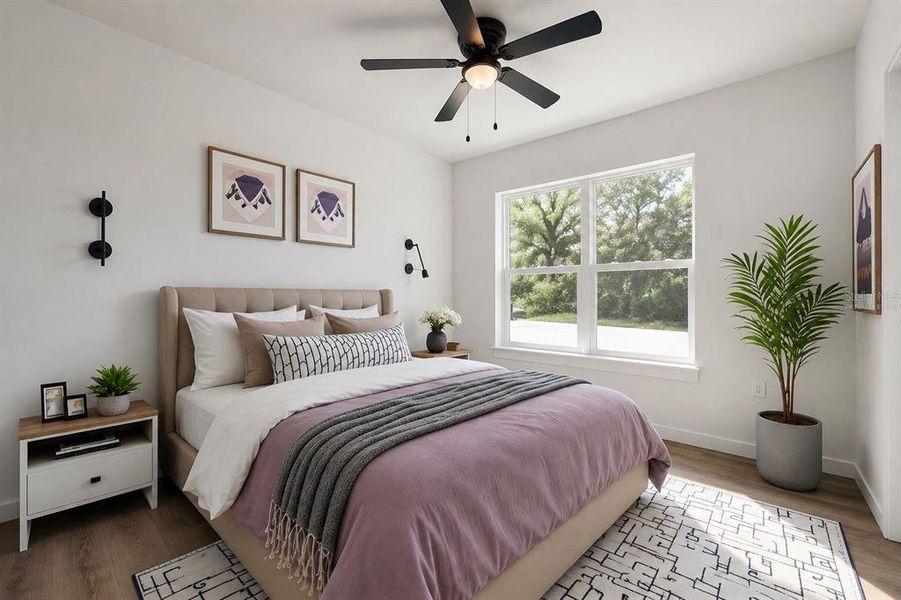 Furnished interior view inside a new home in , Dunnellon (Image 8).