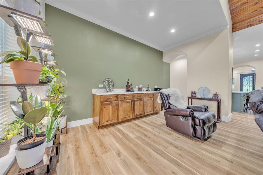 Furnished interior view inside a new home in , Azle (Image 17).