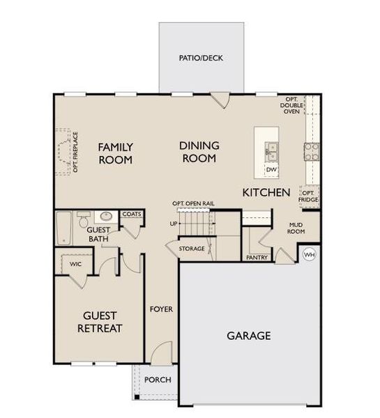 2D floor plan layout of this home in The Estates at Casteel, Bethlehem, GA (Image 3). 2D floor plan layout of this home in The Estates at Casteel, Bethlehem, GA (Image 3).