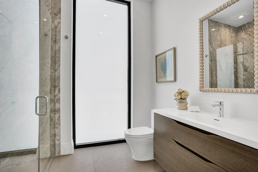 Furnished interior view inside a new home in , Delray Beach (Image 18). Furnished interior view inside a new home in , Delray Beach (Image 18).