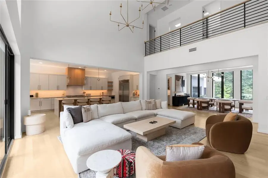 Furnished interior view inside a new home in , Atlanta (Image 14).