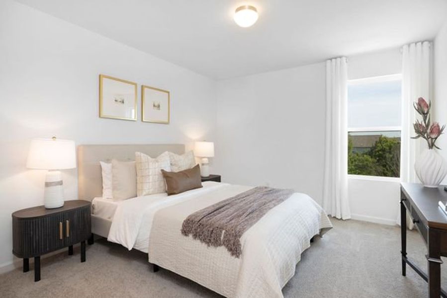 Representative furnished interior of a home built from the TA4000 by True Homes in Streamside, Red Cross (Image 12).