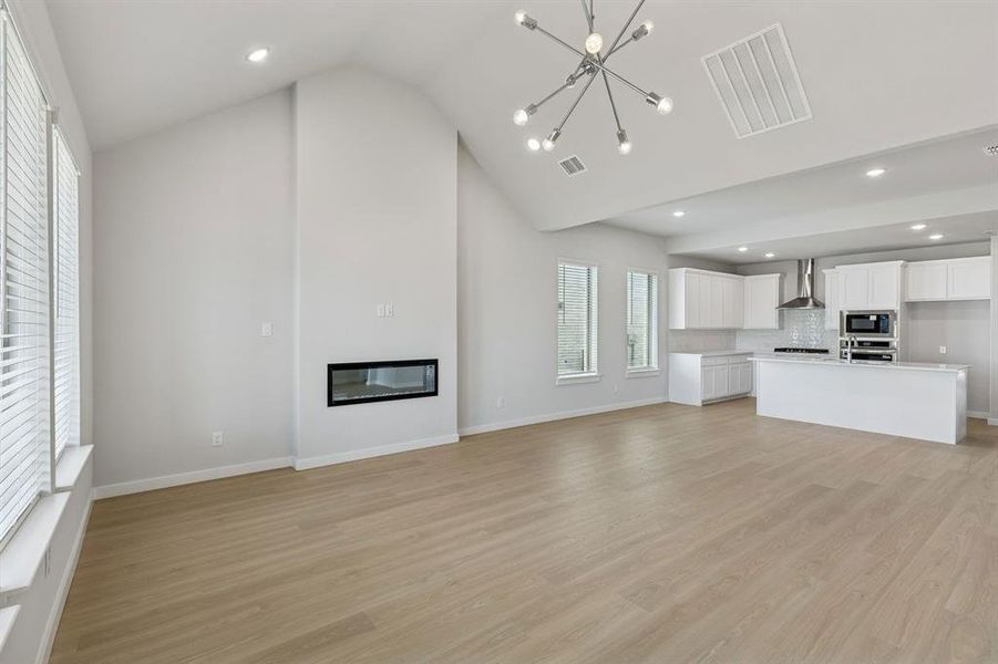 Open First Floor in the Stanley II home plan by Trophy Signature Homes – REPRESENTATIVE PHOTO
