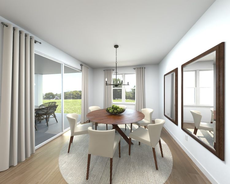 Furnished interior view inside a new home in Magnolia Bay - Reserve Series, Nokomis (Image 10).
