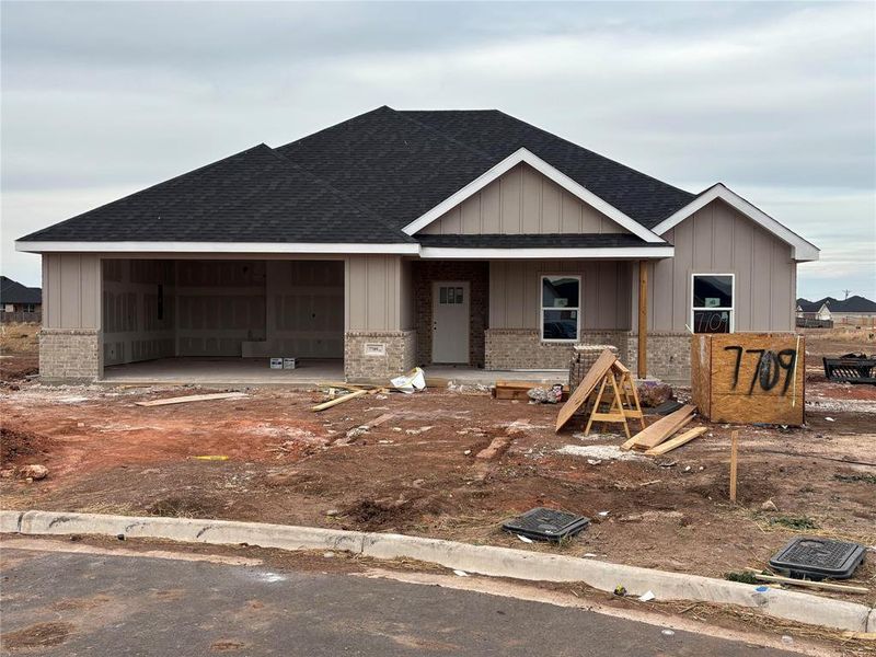 In-progress construction of a new home in , Abilene, TX (Image 4).