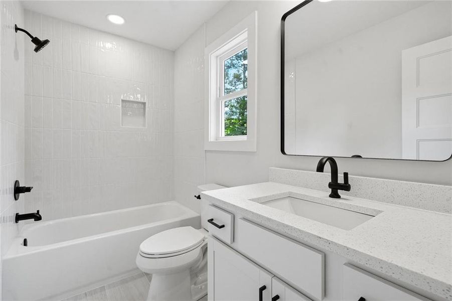 Furnished interior view inside a new home in , Marietta (Image 17).