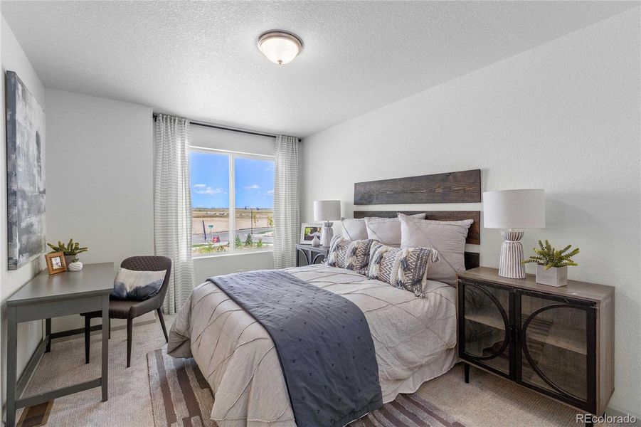 Furnished interior view inside a new home in Green Valley Ranch, Aurora (Image 20).