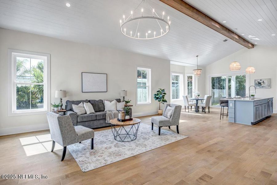 Furnished interior view inside a new home in , Neptune Beach (Image 22).