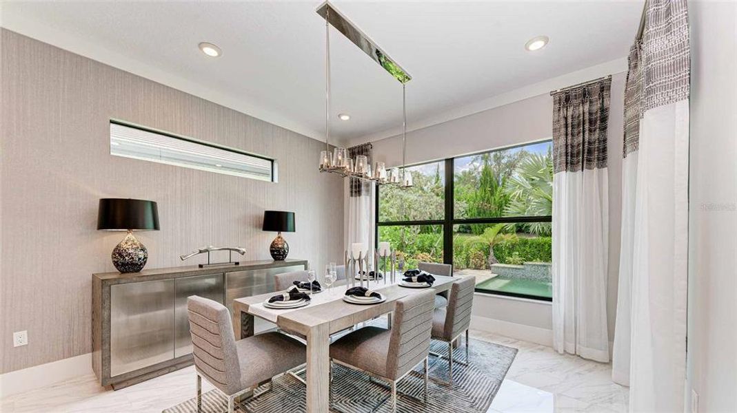 Furnished interior view inside a new home in Cresswind Lakewood Ranch, Lakewood Ranch (Image 5). Furnished interior view inside a new home in Cresswind Lakewood Ranch, Lakewood Ranch (Image 5).