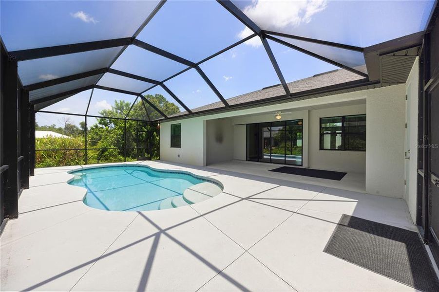 Exterior details and patio area of a home in , North Port (Image 23). Exterior details and patio area of a home in , North Port (Image 23).
