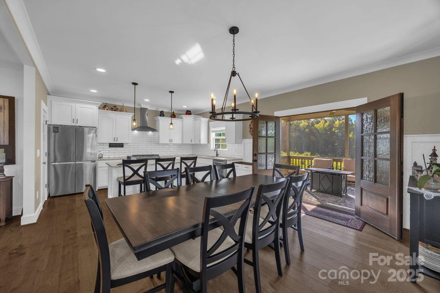 Furnished interior view inside a new home in , Mocksville (Image 16).