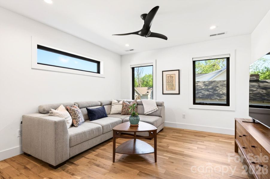 Clerestory Window * Modern Ceiling Fan