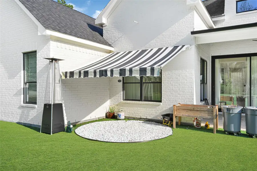 Exterior details and patio area of a home in , Crosby (Image 4).