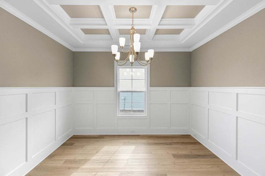 Representative unfurnished interior of a home built from the Magnolia by Caviness & Cates Communities in Bartlett Manor, Youngsville (Image 74).