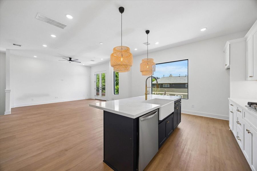 Furnished interior view inside a new home in , Houston (Image 8).