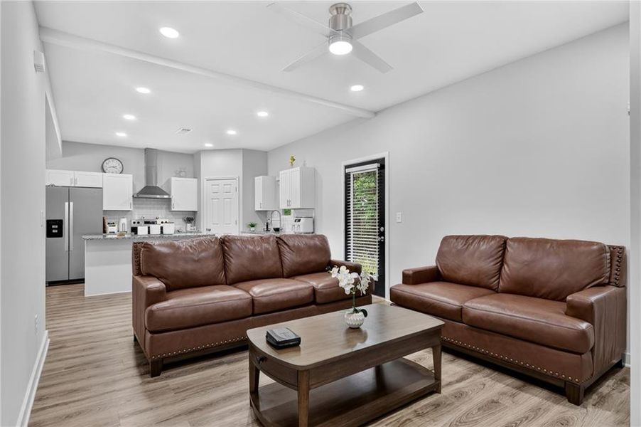 Furnished interior view inside a new home in , Lithonia (Image 27).