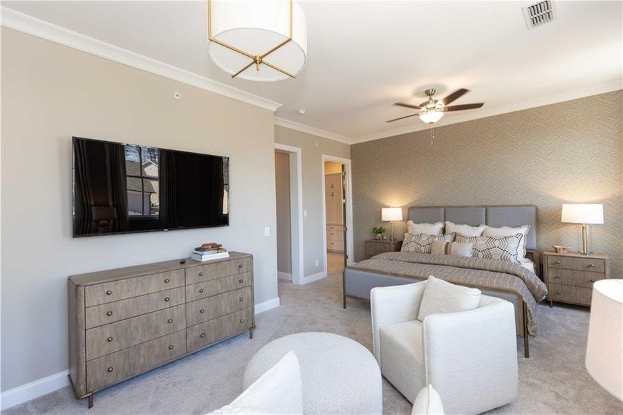 Furnished interior view inside a new home in Waterside Condos, Peachtree Corners (Image 19).