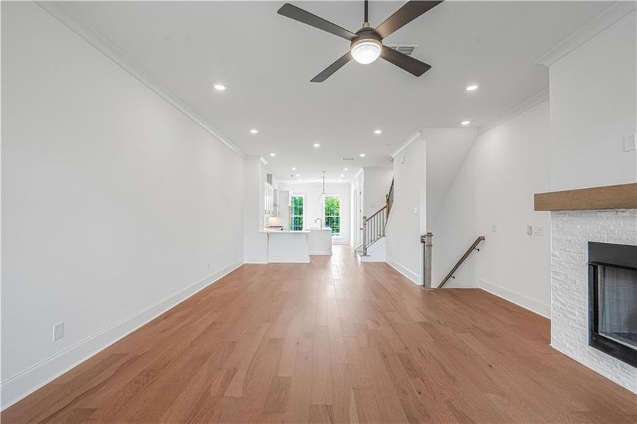 Spacious, unfurnished interior of a new home in Waterhaven, Cumming (Image 45).