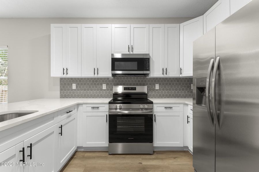 Furnished interior view inside a new home in , Jacksonville (Image 10).