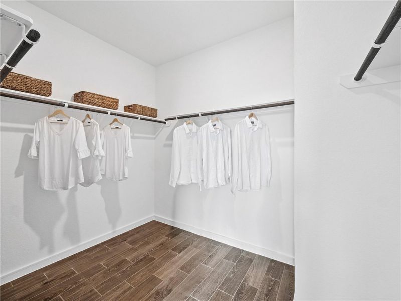 Primary walk-in closet